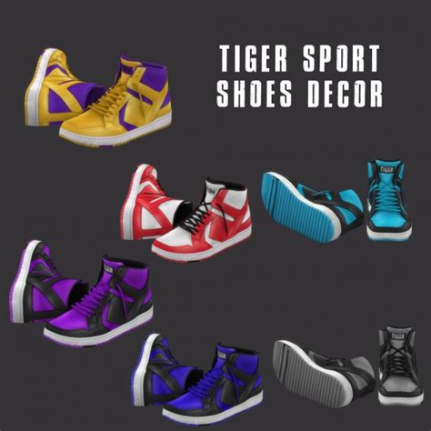 Leo 4 Sims Tiger Shoes Sims 4 Downloads