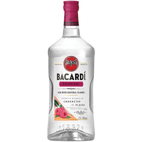bacardi flavored rum raspberry 1 75 l applejack