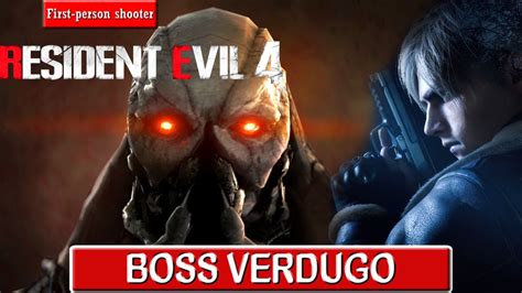 Resident Evil 4 Remake Battle Boss Verdugo Xbox Series Xs Youtube