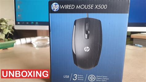 Hp Usb X500 Wired Optical Sensor Mouse 3 Unboxing Youtube