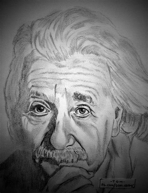 Albert Einstein Einstein Male Sketch Drawings
