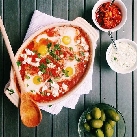 Shakshuka Eggs Poached In Spiced Tomato Sauce Flavorful Recipes
