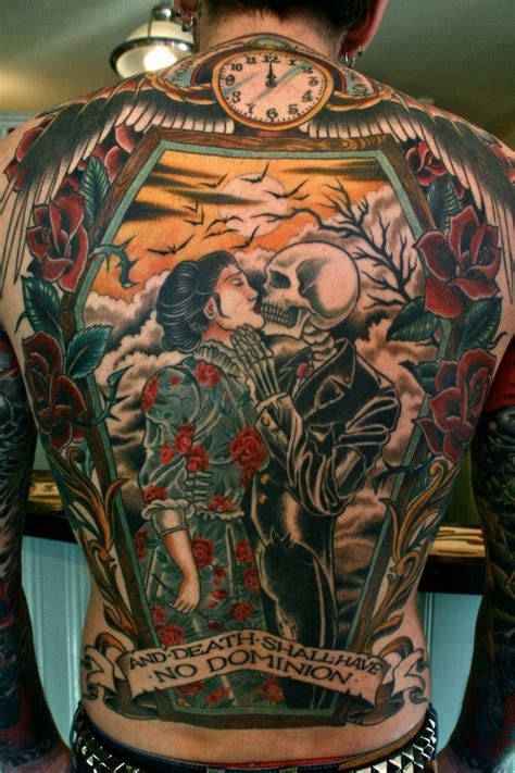 Life and death back tattoo :) | Ink | Pinterest | Back tattoos, Life and Tattoos and body art