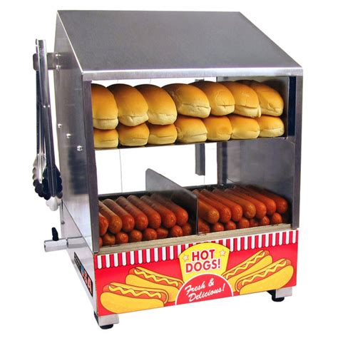 Paragon 8020 Dog Hut Hot Dog Steamer And Merchandiser 120v 1200w