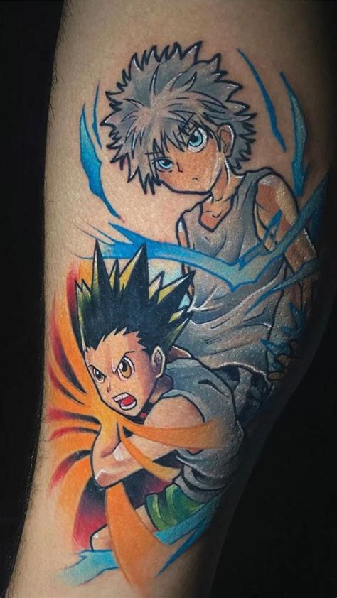 Gon X Killua Tattoo Anime HunterXhunter Tattoo Moon Tattoo