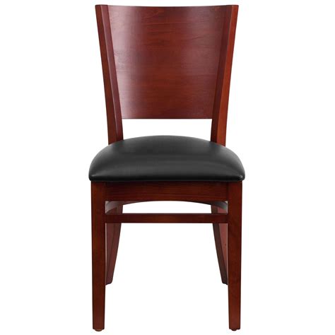 Solid Wood Dining Chairs Front View