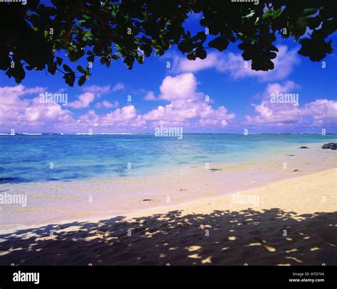 Anini Beach Kauai Hawaii Stock Photo Alamy