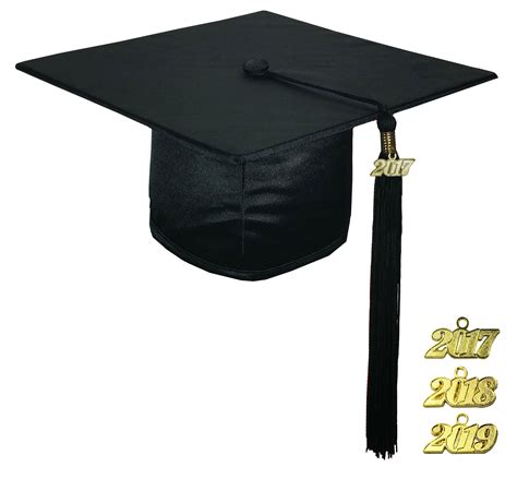Shiny Black Graduation Cap Elementary School Rs4251465608355
