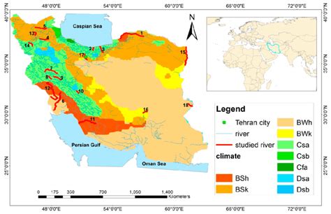 Climatic Condition Of Iran 1990 To 2014 According To The