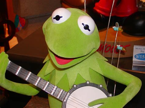 Kermit The Frog Strumming Away On His Banjo Gary Burke Flickr