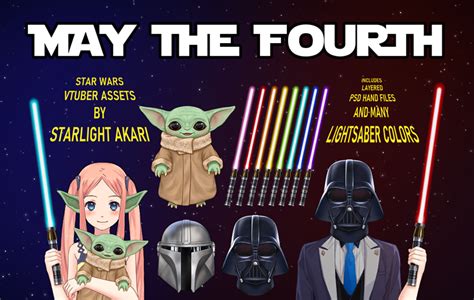May The Fourth Star Wars Vtuber Assets Starlights Ko Fi Shop Ko