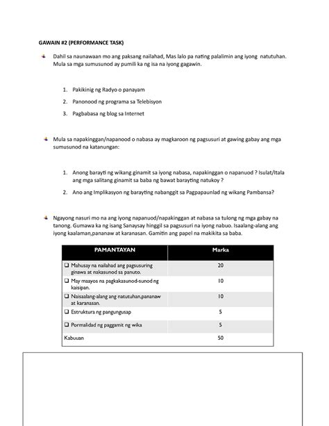 Worksheet 3 A Practice Material Gawain 2 Performance Task Dahil