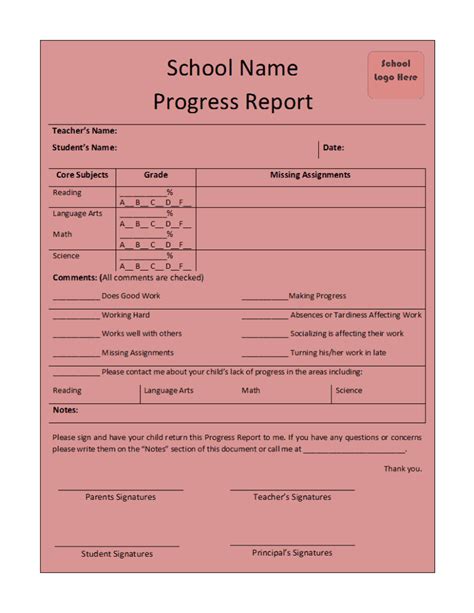 Daily Progress Report Template Free Formats Excel Word