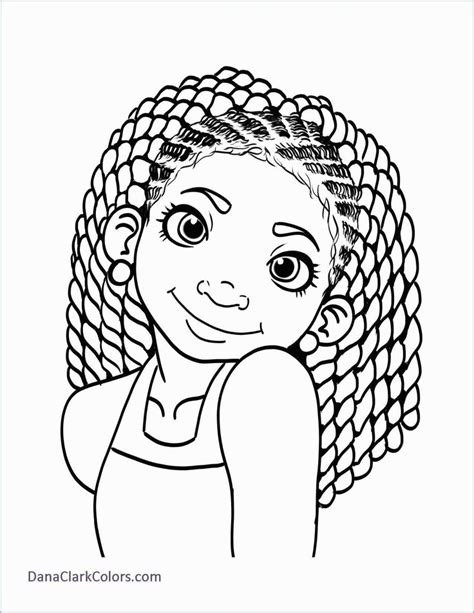 Girl Hair Coloring Page Coloring Pages For Girls People