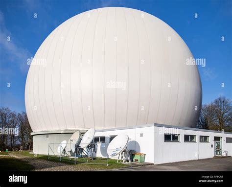 bochum germany 19th feb 2019 the bochum observatory with the radar dome with the