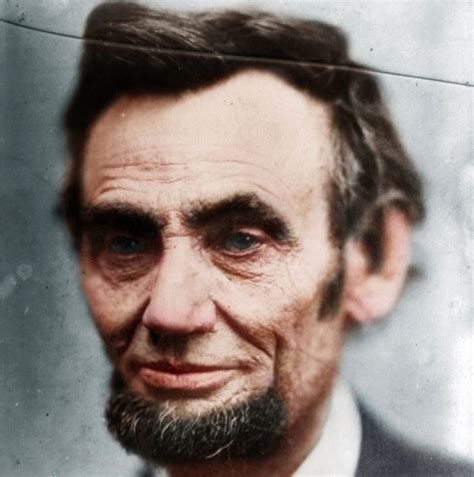 Colorized Gardner Photograph Of Abraham Lincoln