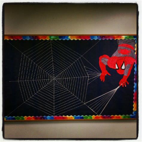 Spiderman Bulletin Board School Pinterest Bulletin Board