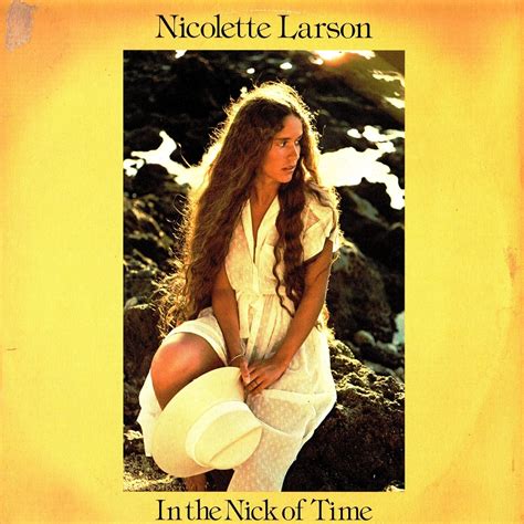 Nicolette Larson In The Nick Of Time 1979 Lp Naald Op De Groef