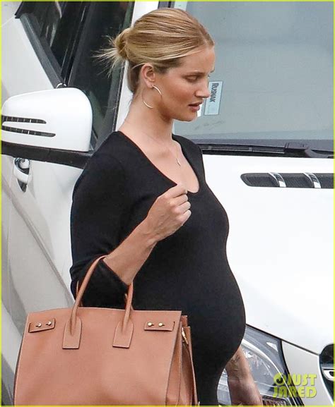 Pregnant Rosie Huntington Whiteley Steps Out As Due Date Approaches