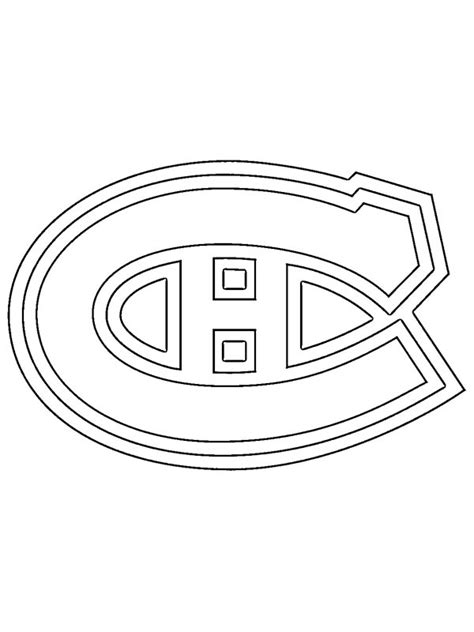 Montreal Canadiens Coloring Pages Fresh Coloring Page