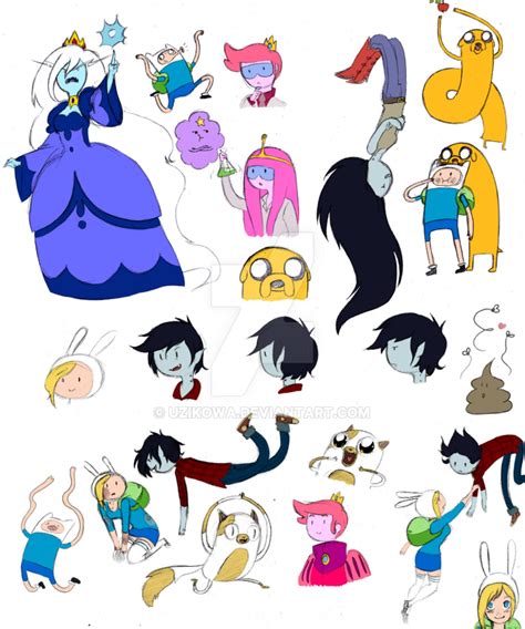 Adventure Time Sketches 001 By Uzikowa On Deviantart Adventure Time