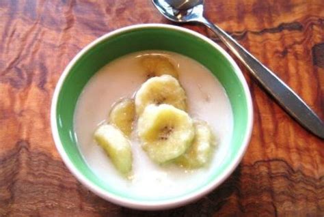 Bananas In Coconut Milk Recipe Eggless Breakfast Breakfast Bites