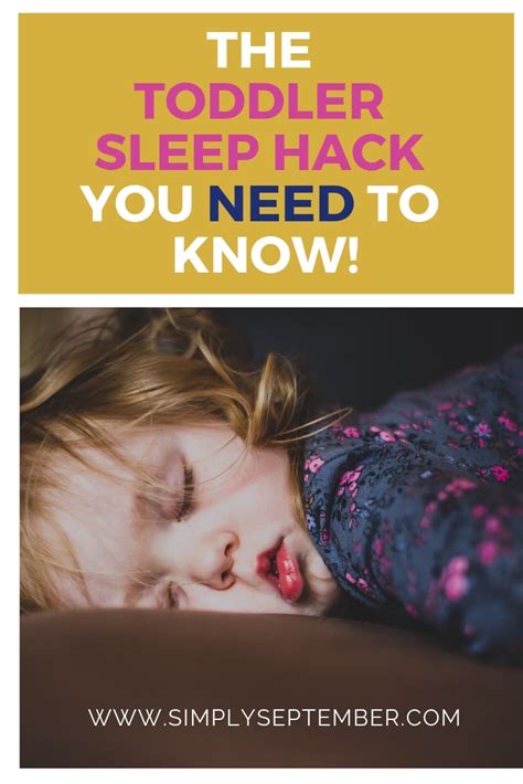The Toddler Sleep Training Strategy Youll Love Simply September