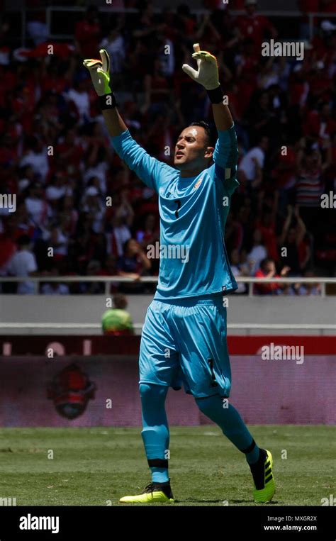 San Jose Costa Rica 3rd June 2018 Keylor Navas Goalkeeper Of Costa