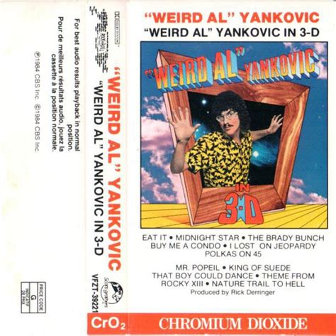 Weird Al Yankovic In 3 D 1984 Cassette Discogs