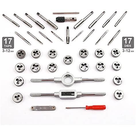 Best Tap And Die Sets Choice 40 Piece And Metric Sizes Essential