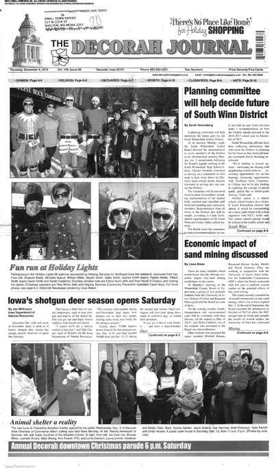Smalltownpapers Decorah Journal Decorah Iowa Decorah Iowa Digital