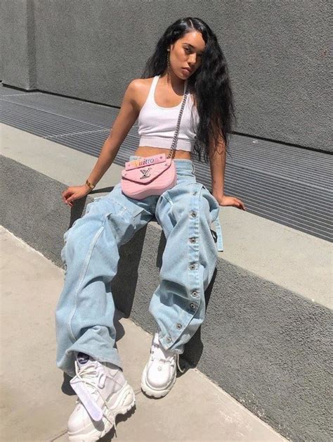 💞follow Awgetings🥵 Streetwear Fashion 90s Hip Hop Outfits Hip Hop