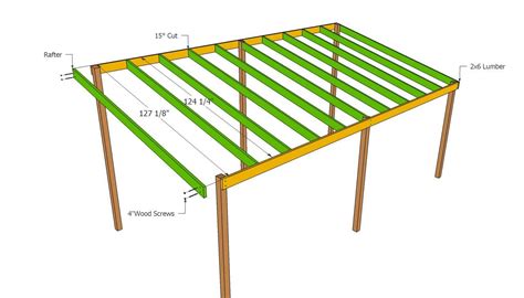 Wooden Carport Plans Howtospecialist How To Build Step By Step Diy