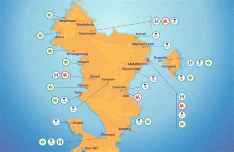 La carte des lieux de dépistage VIH à Mayotte - L'info KWEZI