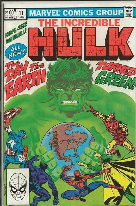 Incredible Hulk Annual 11 Original Vintage 1982 Marvel Comics