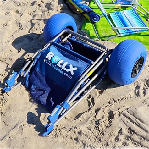 Buy Rollx Big Balloon Wheel Beach Cart For Sand Foldable Storage Wagon