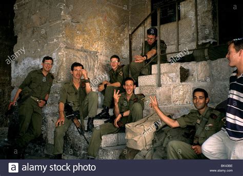 Israeli Defense Forces Soldiers Wearing The Idf 1st Golani Infantry