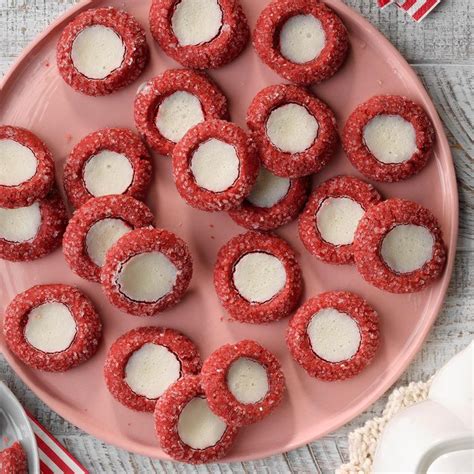 Red Velvet Thumbprint Cookies Recipe How To Make It