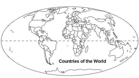 Get This Free World Map Coloring Pages For Toddlers P97hr