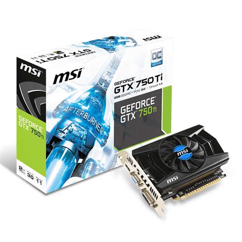 We review the msi geforce gtx 750 and 750 ti gaming oc edition graphics cards. MSI GeForce GTX 750 Ti OCV1 2GB GDDR5 912-V809-1045 ...