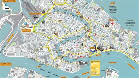Mapa Turístico De Venecia