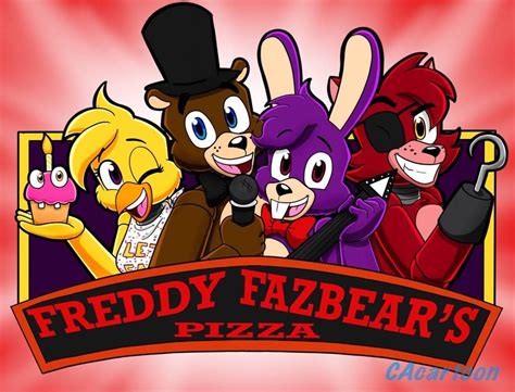 Freddy Fazbears Pizza Logo By CAcartoon On DeviantArt Anime Fnaf Pizza Logo Freddy