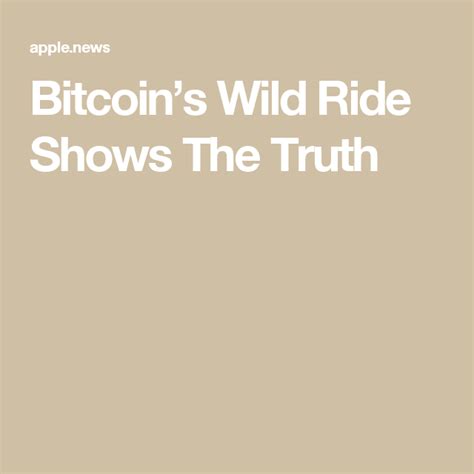 Keith gill gained popularity in. Bitcoin's Wild Ride Shows The Truth — The Wall Street Journal | Truth, Bitcoin, Shows