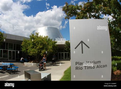 The Rio Tinto Alcan Planetarium In Montreal Que July 3 2016 The
