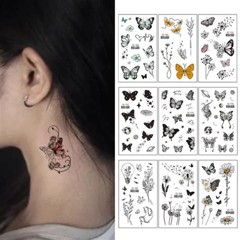 Women Tattoo Temporary Tattoos Sticker Fake Tatoo Body Art Waterproof Diy 155 Picclick