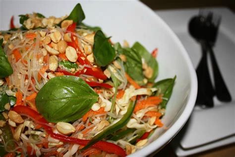 Fragrant Cambodian Noodle Salad Skip The Oil Cambodian Food Khmer