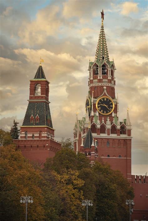 Kremlin A Fortress In The Center Of Moscow Stock Photo Image Of