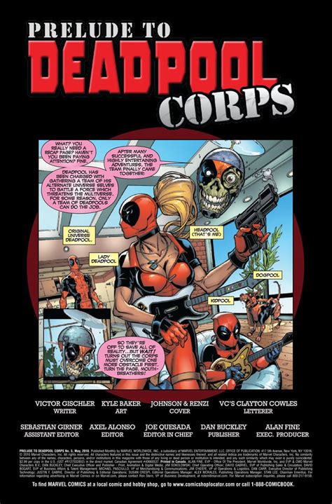 Prelude To Deadpool Corps 5