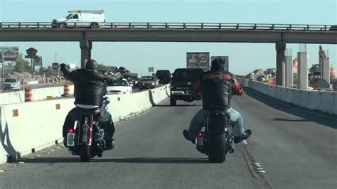 Two Harley Davidson Bikers Enjoying The Ride In Texas Youtube