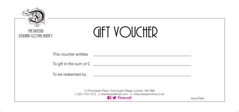 gift voucher template word   printable